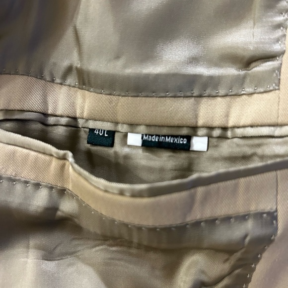 J.CREW TAN 100% COTTON MENS BLAZER/SPORTCOAT/JACKET (2006) S#73682 SIZE 40L - Picture 6 of 8